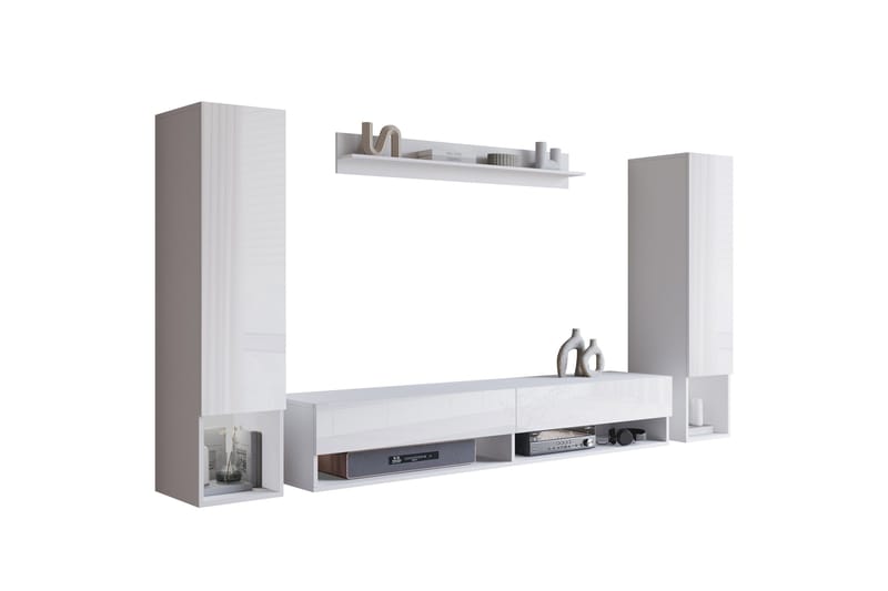 Amadeo Tv-möbelset, Vit