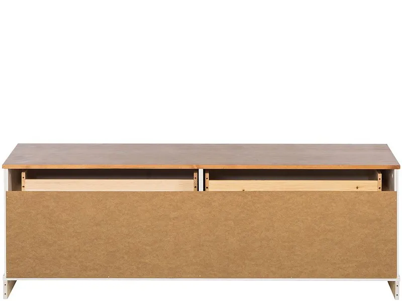 Anita Tv-bänk 137 cm - Vit/honung - Möbler - Vardagsrum - Tv-möbler & mediamöbler - Tv-bänkar