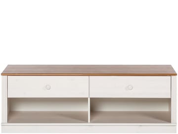 Anita Tv-bänk 137 cm - Vit/honung - Möbler - Vardagsrum - Tv-möbler & mediamöbler - Tv-bänkar