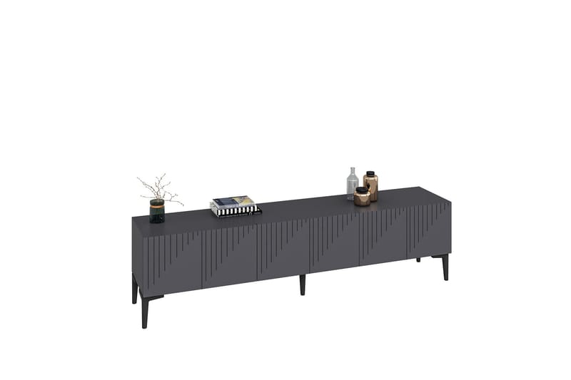 ARTEMIS Tv-bänk 180x37 cm Svart - Möbler - Vardagsrum - Tv-möbler & mediamöbler - Tv-bänkar