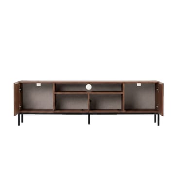 Arvold TV-bänk 160x50x35 cm - Milano Walnut och svart - Möbler - Vardagsrum - Tv-möbler & mediamöbler - Tv-bänkar