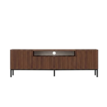 Arvold TV-bänk 160x50x35 cm - Milano Walnut och svart - Möbler - Vardagsrum - Tv-möbler & mediamöbler - Tv-bänkar