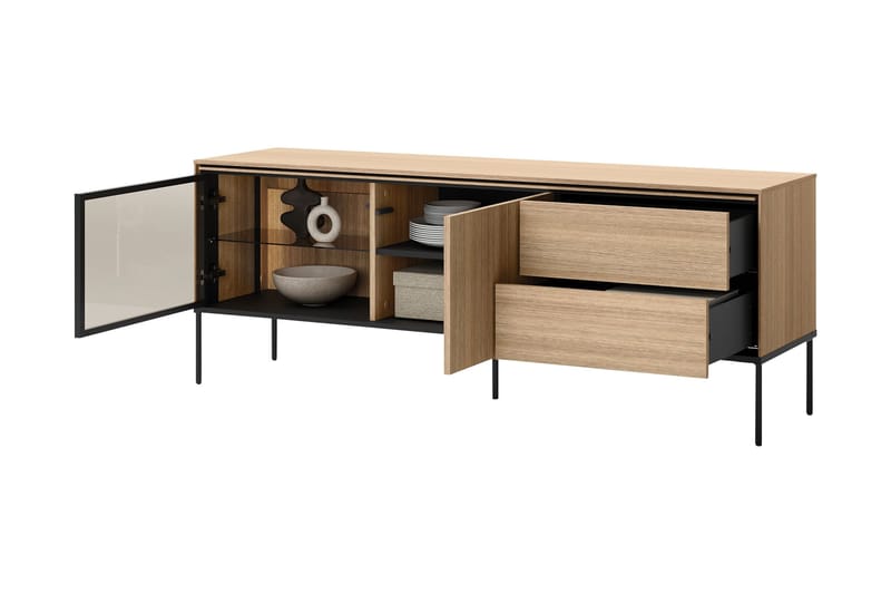 Basici Tv-bänk 167x41 cm - Brun - Möbler - Vardagsrum - Tv-möbler & mediamöbler - Tv-bänkar