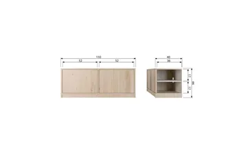 Basmodul Modulär - 44x110x40 cm - Förvaring - Förvaringsmöbler - Byrå