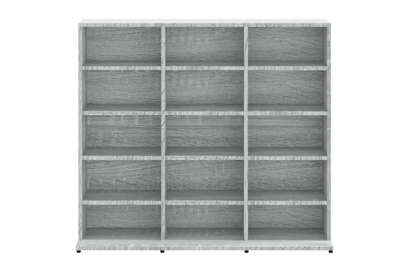 beBasic CD-hylla grå djävulen 102x23x89,5 cm konstruerat trä - Möbler - Vardagsrum - Tv-möbler & mediamöbler - CD hyllor & DVD hyllor