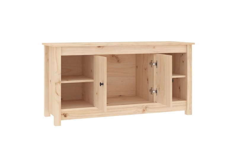 beBasic Tv-bänk 103x36,5x52 cm massiv furu - Möbler - Vardagsrum - Tv-möbler & mediamöbler - Tv-bänkar