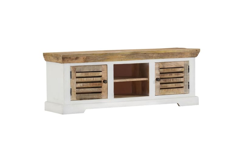 beBasic Tv-bänk 110x30x40 cm massivt mangoträ - Möbler - Vardagsrum - Tv-möbler & mediamöbler - Tv-bänkar