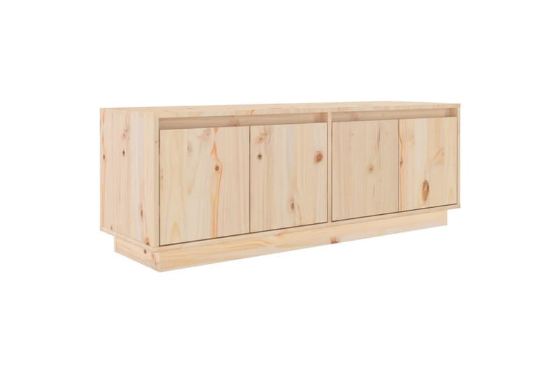 beBasic Tv-bänk 110x34x40 cm massiv furu - Möbler - Vardagsrum - Tv-möbler & mediamöbler - Tv-bänkar