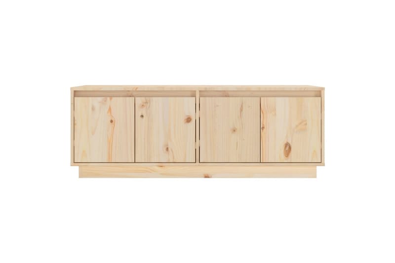 beBasic Tv-bänk 110x34x40 cm massiv furu - Möbler - Vardagsrum - Tv-möbler & mediamöbler - Tv-bänkar