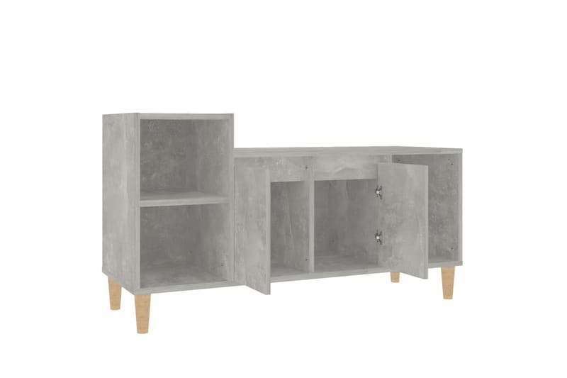 beBasic Tv-bänk betonggrå 100x35x55 cm konstruerat trä - Möbler - Vardagsrum - Tv-möbler & mediamöbler - Tv-bänkar