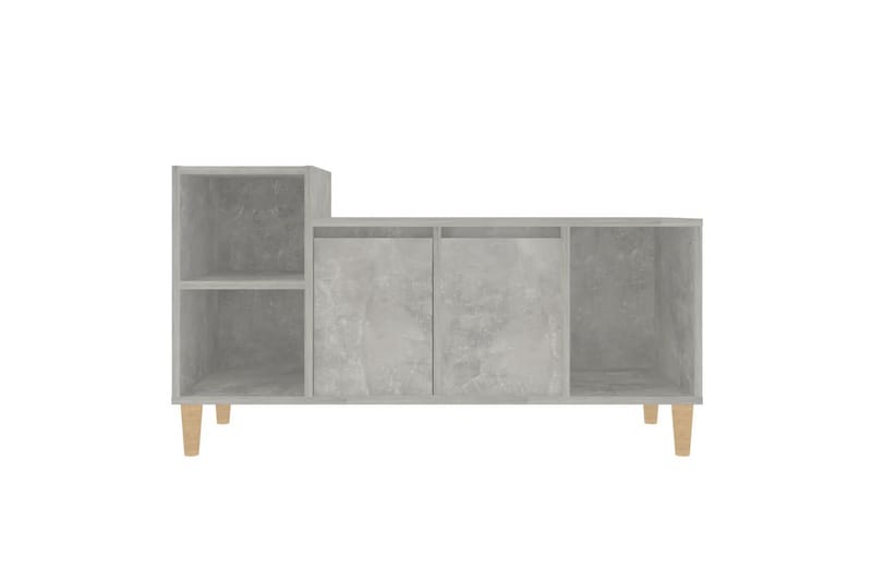 beBasic Tv-bänk betonggrå 100x35x55 cm konstruerat trä - Möbler - Vardagsrum - Tv-möbler & mediamöbler - Tv-bänkar