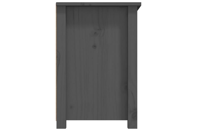 beBasic Tv-bänk grå 79x35x52 cm massiv furu - Möbler - Vardagsrum - Tv-möbler & mediamöbler - Tv-bänkar