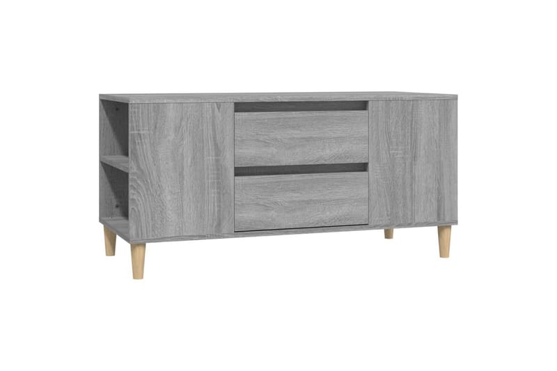 beBasic Tv-bänk grå sonoma 102x44,5x50 cm konstruerat trä - Tv-bänkar