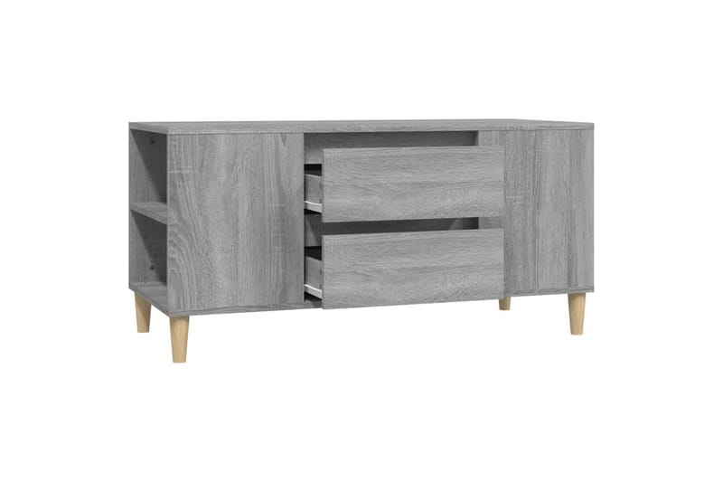 beBasic Tv-bänk grå sonoma 102x44,5x50 cm konstruerat trä - Möbler - Vardagsrum - Tv-möbler & mediamöbler - Tv-bänkar