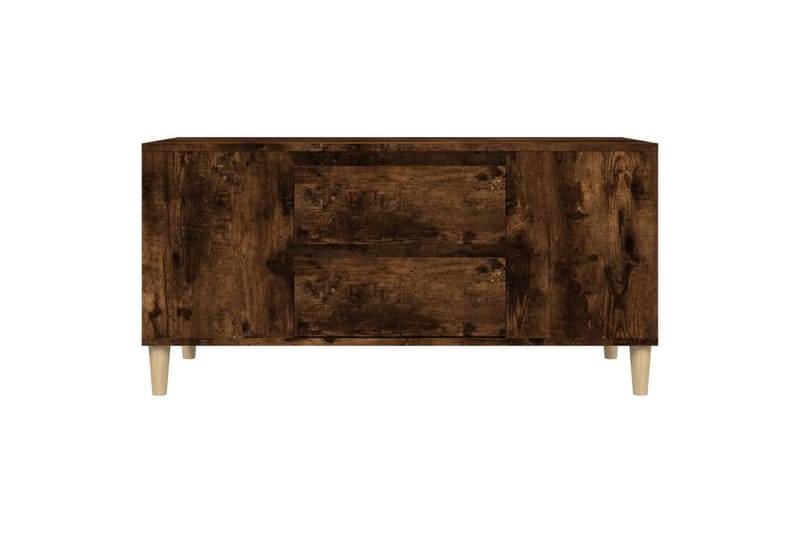 beBasic Tv-bänk rökfärgad ek 102x44,5x50 cm konstruerat trä - Möbler - Vardagsrum - Tv-möbler & mediamöbler - Tv-bänkar