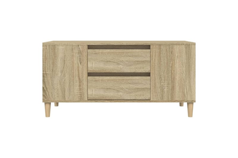 beBasic Tv-bänk sonoma-ek 102x44,5x50 cm konstruerat trä - Möbler - Vardagsrum - Tv-möbler & mediamöbler - Tv-bänkar