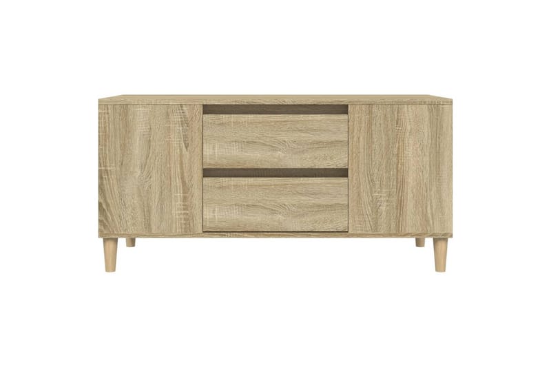 beBasic Tv-bänk sonoma-ek 102x44,5x50 cm konstruerat trä - Tv-bänkar