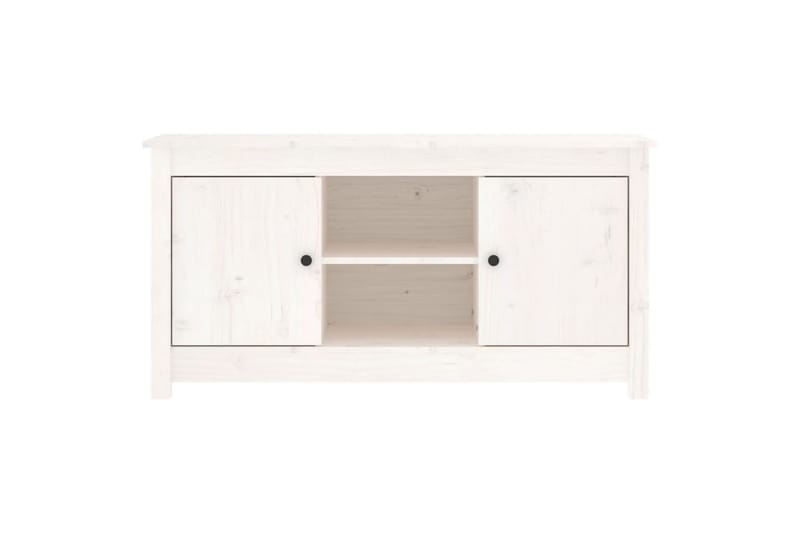 beBasic Tv-bänk vit 103x36,5x52 cm massiv furu - Möbler - Vardagsrum - Tv-möbler & mediamöbler - Tv-bänkar