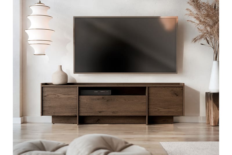 Bellia Tv-skåp 197x38 cm - Grå - Möbler - Vardagsrum - Tv-möbler & mediamöbler - Tv-skåp