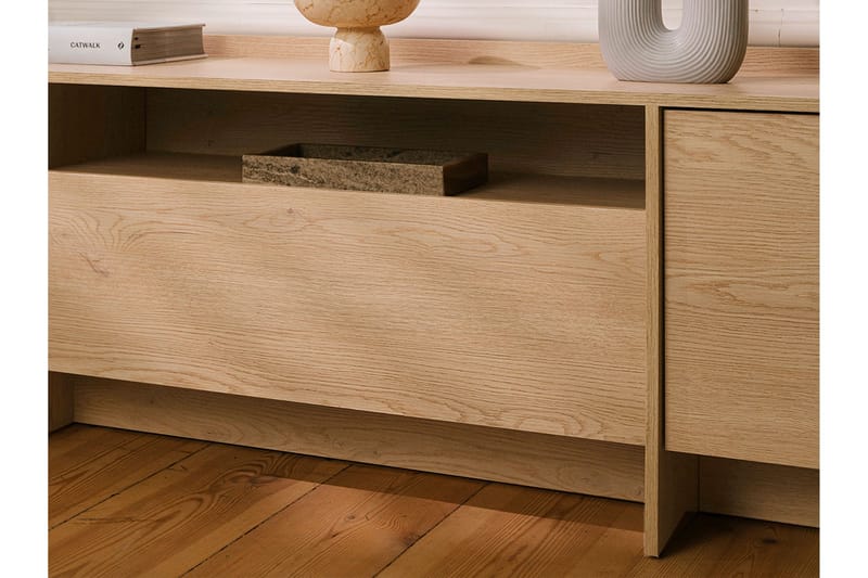 Bellia Tv-skåp 197x38 cm - Grå - Möbler - Vardagsrum - Tv-möbler & mediamöbler - Tv-skåp