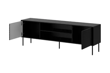 Belonger Tv-bänk 180 cm - Svart/Valnöt - Möbler - Vardagsrum - Tv-möbler & mediamöbler - Tv-bänkar