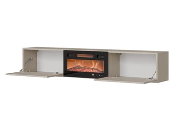 Berik Tv-bänk 180 cm - beige och svart - Möbler - Vardagsrum - Tv-möbler & mediamöbler - Tv-bänkar