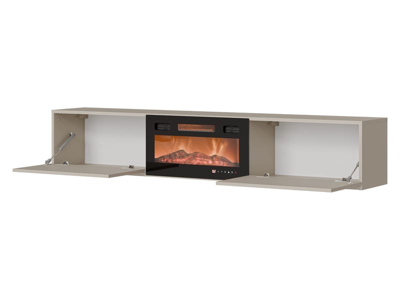 Berik Tv-bänk 180 cm - beige och svart - Möbler - Vardagsrum - Tv-möbler & mediamöbler - Tv-bänkar