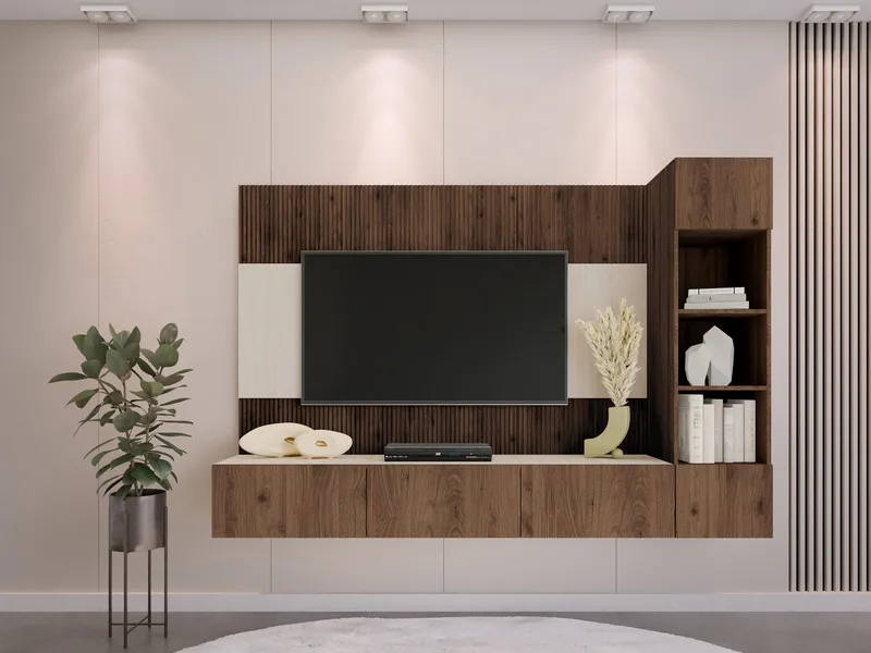 Bernice Tv-skåp 220 cm - brun - Möbler - Vardagsrum - Tv-möbler & mediamöbler - Tv-möbelset