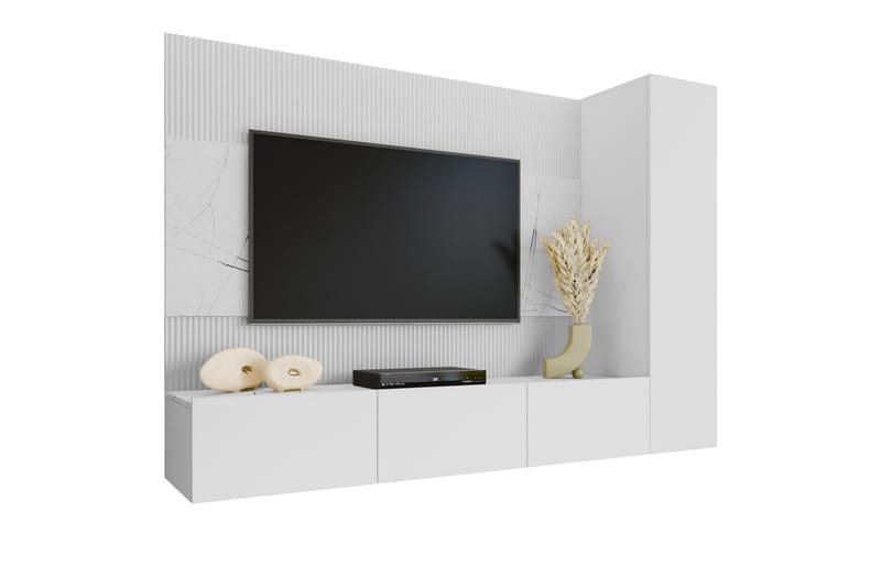 Bernice Tv-skåp 220x38 cm - Beige - Möbler - Vardagsrum - Tv-möbler & mediamöbler - Tv-skåp