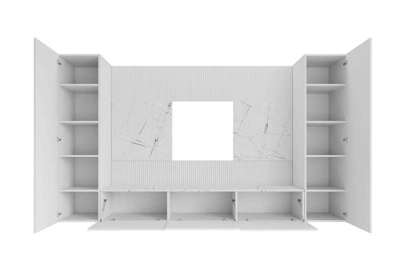 Bernice Tv-skåp 260x38 cm - Beige - Möbler - Vardagsrum - Tv-möbler & mediamöbler - Tv-möbelset