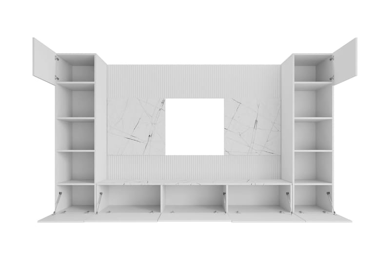 Bernice Tv-skåp 260x38 cm - Beige - Möbler - Vardagsrum - Tv-möbler & mediamöbler - Tv-skåp