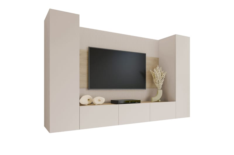 Bernice Tv-skåp 260x38 cm - Beige - Möbler - Vardagsrum - Tv-möbler & mediamöbler - Tv-skåp