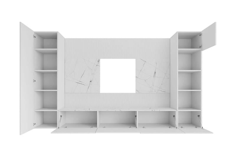 Bernice Tv-skåp 260x38 cm - Vit - Möbler - Vardagsrum - Tv-möbler & mediamöbler - Tv-möbelset