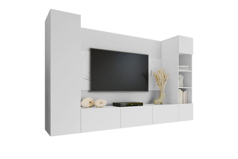 Bernice Tv-skåp 260x38 cm - Vit - Möbler - Vardagsrum - Tv-möbler & mediamöbler - Tv-skåp