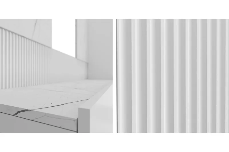 Bernice Tv-skåp 38x150 cm - Svart - Möbler - Vardagsrum - Tv-möbler & mediamöbler - Tv-möbelset