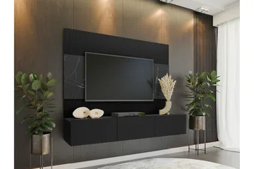 Bernice Tv-skåp 38x150 cm - Svart - Möbler - Vardagsrum - Tv-möbler & mediamöbler - Tv-möbelset