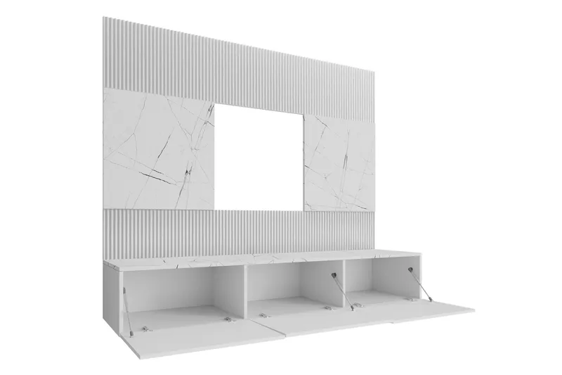 Bernice Tv-skåp 38x150 cm - Vit - Möbler - Vardagsrum - Tv-möbler & mediamöbler - Tv-möbelset