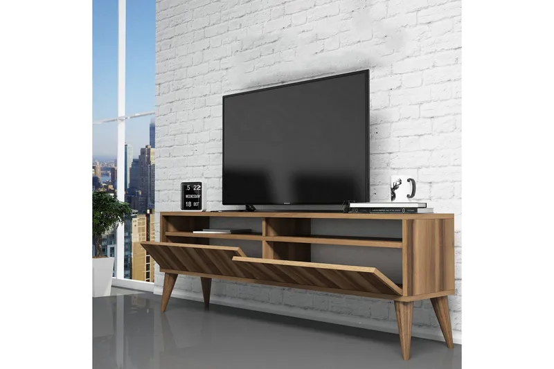 Bexheti Tv-bänk 150 cm - Valnöt - Möbler - Vardagsrum - Tv-möbler & mediamöbler - Tv-bänkar