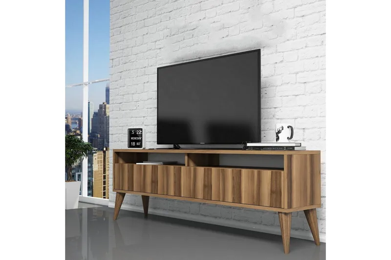 Bexheti Tv-bänk 150 cm - Valnöt - Möbler - Vardagsrum - Tv-möbler & mediamöbler - Tv-bänkar