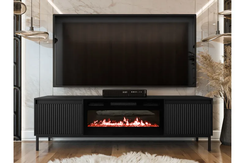 Bjurholm Tv-bänk 174 cm - Svart - Möbler - Vardagsrum - Tv-möbler & mediamöbler - Tv-bänkar