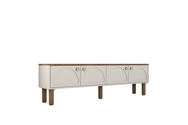 Bohem Tv-bänk 180 cm - Cremevit/Multifärgad - Möbler - Vardagsrum - Tv-möbler & mediamöbler - Tv-bänkar