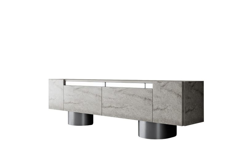 Bohem Tv-bänk 180 cm - Natur/Silver - Möbler - Vardagsrum - Tv-möbler & mediamöbler - Tv-bänkar