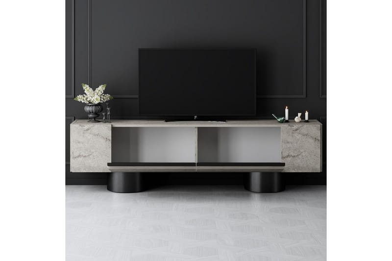 Bohem Tv-bänk 180 cm - Natur/Svart - Möbler - Vardagsrum - Tv-möbler & mediamöbler - Tv-bänkar