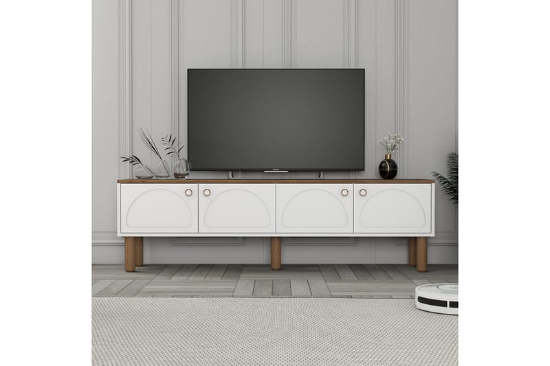Bohem Tv-bänk 180 cm - Vit - Möbler - Vardagsrum - Tv-möbler & mediamöbler - Tv-bänkar