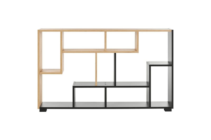 Bokhylla Alma Ljus trä, svart - Ljus trä, svart - Förvaring - Hyllor - Bokhylla