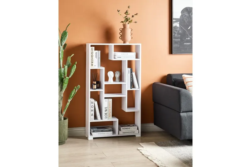 Bokhylla Alma Vit - Vit - Förvaring - Hyllor - Bokhylla