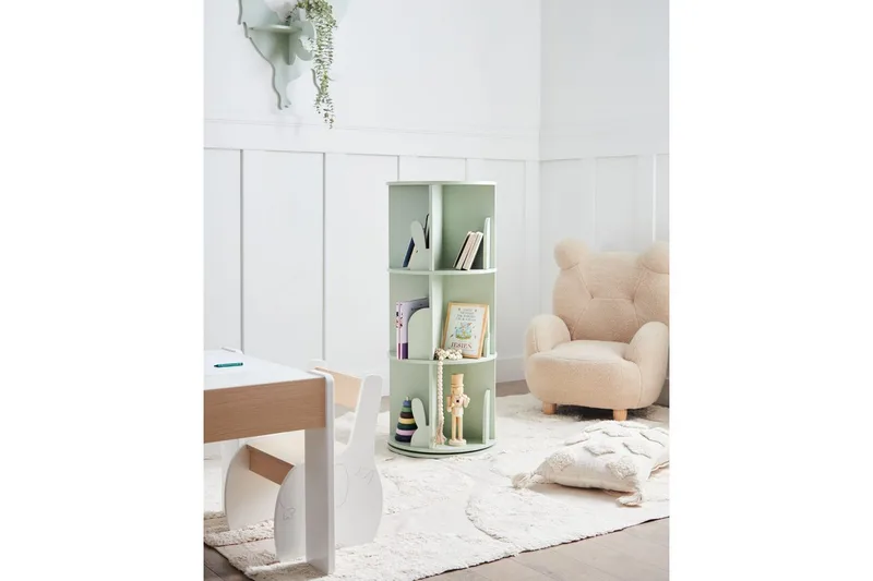 Bokhylla Caney Grön - Grön - Barn & bebis - Förvaring barnrum - Hylla barnrum - Bokhylla barn