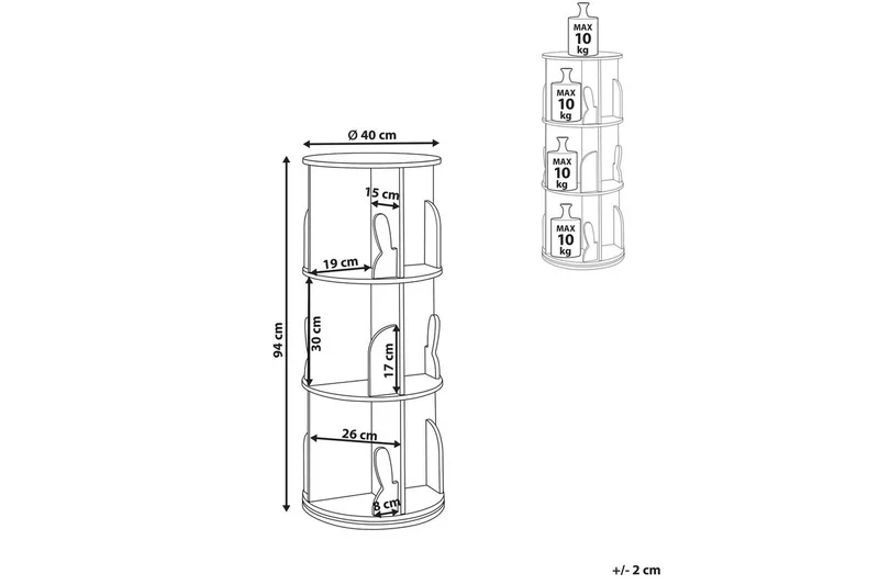 Bokhylla Caney Grön - Grön - Barn & bebis - Förvaring barnrum - Hylla barnrum - Bokhylla barn