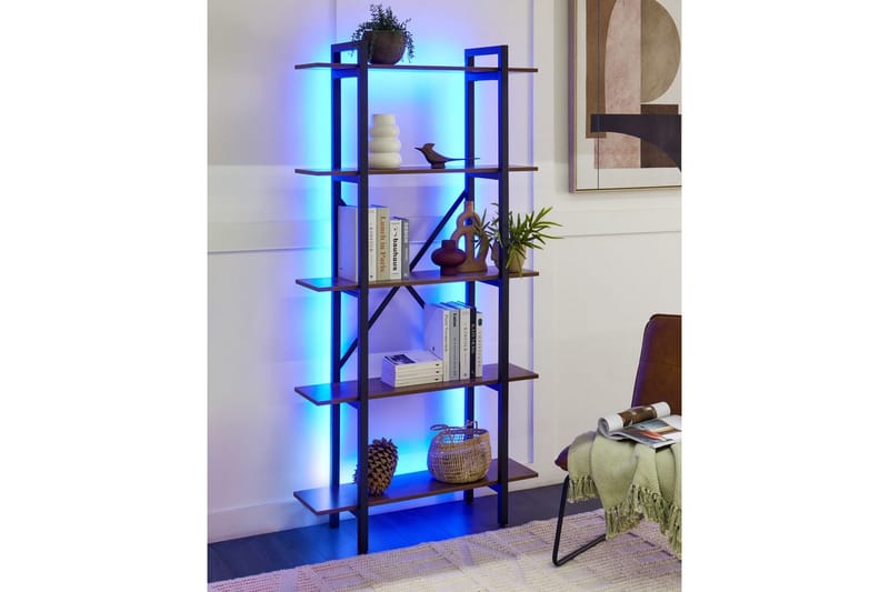 Bokhylla LED Darby - Möbler - Vardagsrum - Tv-möbler & mediamöbler - CD hyllor & DVD hyllor
