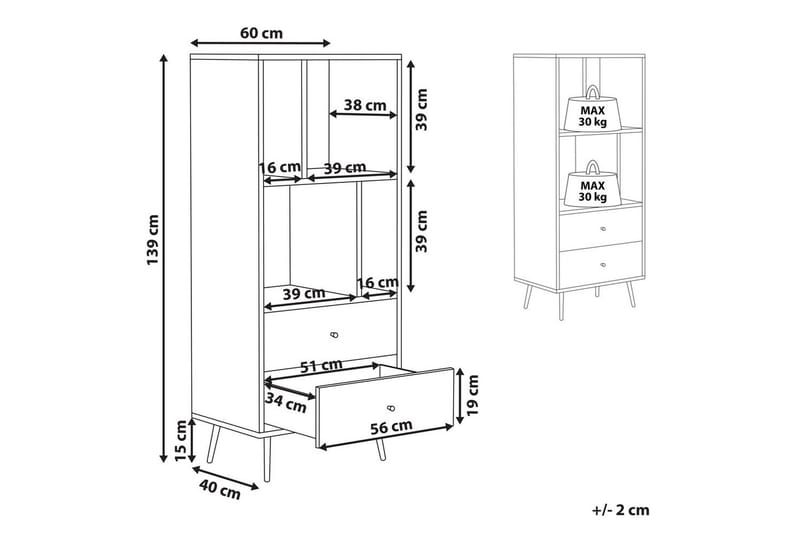 Bokhylla Richmond - Förvaring - Hyllor - Bokhylla